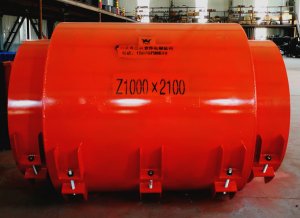 Z1000*1500钢板焊接哈夫节水泥管道应用